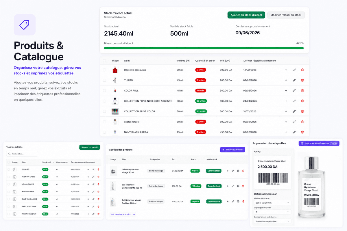 Produits & Catalogue