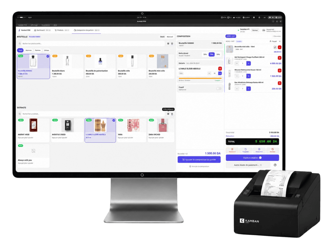 Interface Kasbah POS