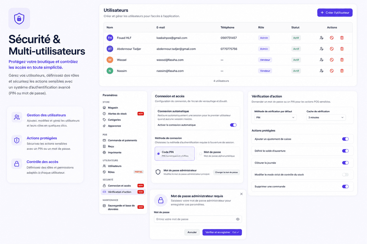 Sécurité Multi-Utilisateurs